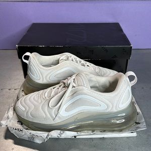 Nike Air Max 720 ‘Pure Platinum’ White Sneakers | Size 7.5 Men’s